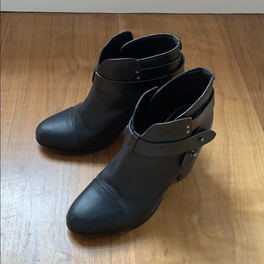 Rag & Bone black Harrow ankle boots Sz 38